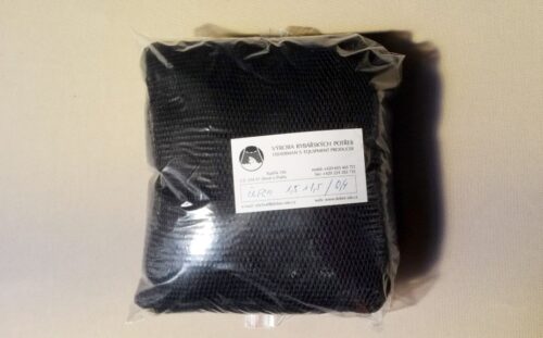 Drop net  1,5 x 1,5 m/ Nylon knotless 4×4/0,6 mm black - 1