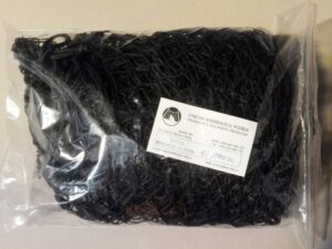 Drop net  1,5 x 1,5 m/ Nylon knotless 20×20/1,2 mm black