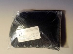 Drop net  2 x 2 m/ Nylon knotless 8×8/0,8 mm black