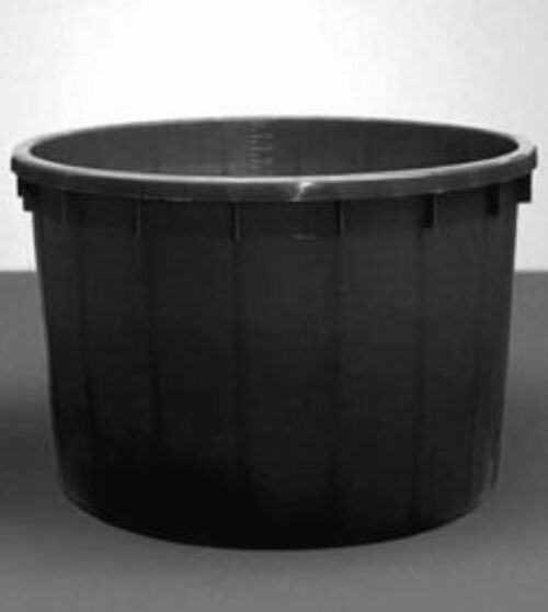 Round tank  1000 l black polyethylene - 1