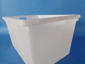 Transport box 65 l white with handles polyethylene - 3