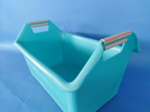 Transport bath 90 l BLAU with handles polyethylene - 4