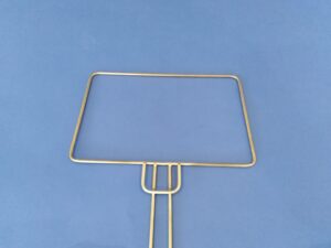 Hand net frame from stainless steel wire 20 x 25 cm - 1