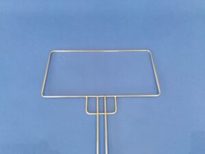 Hand net frame from stainless steel wire 20 x 30 cm - 1