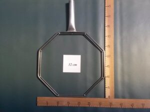 Hand net octagon frame stainless steel 32 cm