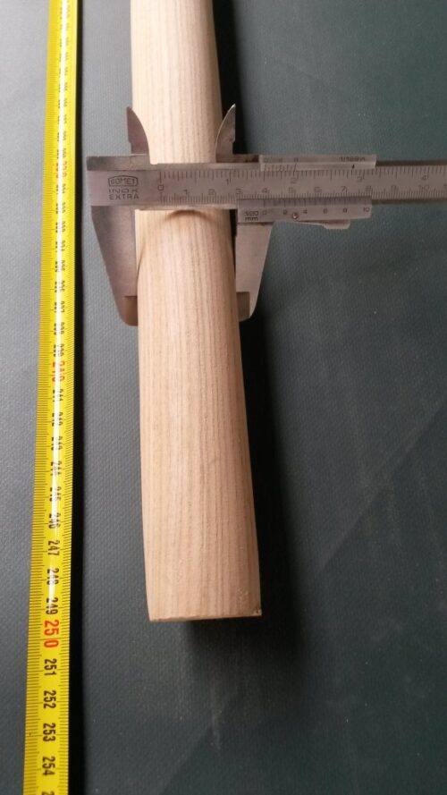 Wood handle 250 cm/ 40 mm straight pole - 1