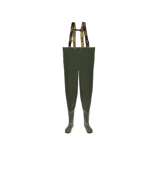Waterproof chest waders „strong“ size 45 GREEN - 1