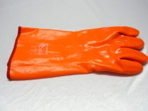 Working gloves PVC – warm – Flamingo