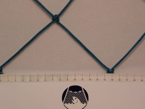 Football net, Polyethylene 100/3 mm green