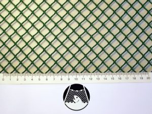 Machine-made netting Nylon knotless 10×10/ 1,8 mm green