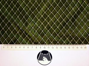 Protection net, knotted, polyethylene – multifilament 12×12/0,7 mm transparent