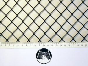 Machine-made netting Nylon knotless 20×20/ 1,4 mm black
