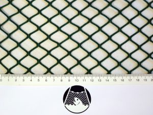 Machine-made netting Nylon knotless 20×20/ 2,1 mm green