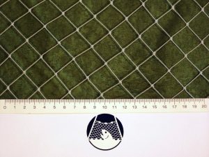 Protection net, knotted, polyethylene – multifilament 22×22/0,9 mm transparent