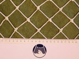 Protection net N 2,5 x 17 m, Polypropylene 40/2,0 mm knotted white