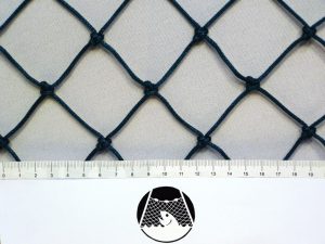 Baseball and softball net for less exposed places (protective), Polyethylene 45/2,5 mm green