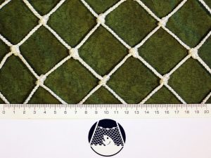 Machine-made netting polyprophylene knotless 45×45/3,0 mm white