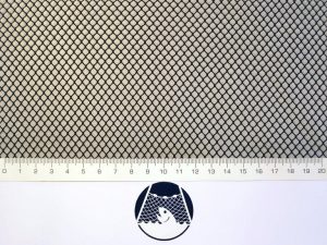 Machine-made netting Nylon knotless 4×4/ 0,6 mm black