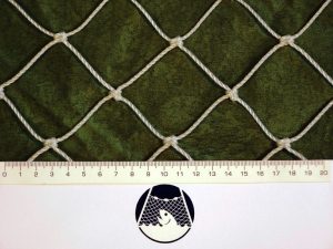 Baseball and softball net for less exposed places (protective) PET 50/2,5 mm white