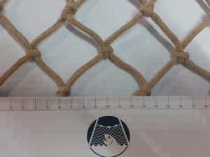 Hand-knitted nets – dekorative nets, cotton 50/6,0 mm