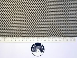 Machine-made netting Nylon knotless 5×5/ 0,6 mm black