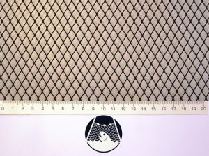 Machine-made netting Nylon knotless 8×8/ 0,6 mm black