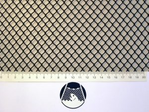 Machine-made netting Nylon knotless 8×8/ 1,2 mm black