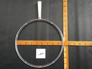 Hand net frame galvanized steel 45 cm