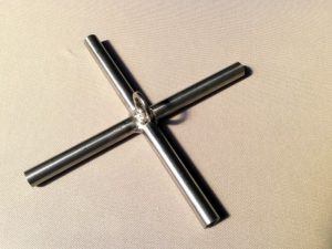 Central cross for drop net construction 1,5 x 1,5 m