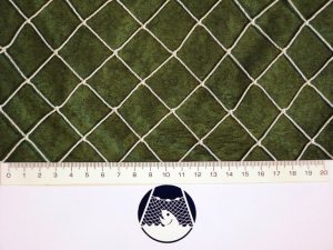 Drag net 60 x 6 m/ Nylon knotted 25×25/1,4 mm white