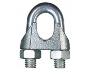 Rope clip for rope 2 – 3 mm galvanized