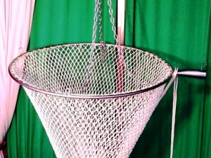 Mechanical hand net Ø 70 Nylon 30/3 mm – handled