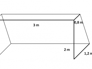 Football net on goal N, PPV 120/3,0 mm white