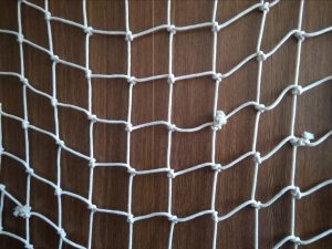 Hand-knitted net N, cotton 50/4,0 mm, 0,9 x 1,4 m
