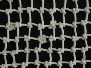 Hand-knitted nets – dekorative nets, cotton 60/4,0 mm