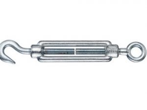 Wire rope turnbuckle M8/ eye-hook galvanized