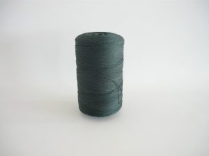 Polyethylene twine Ø 1,1 mm / 1 kg woven, dark green