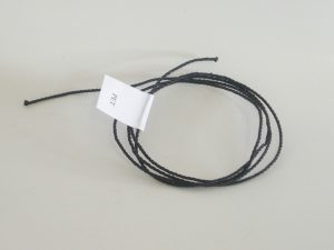 Polyethylene twine Ø 1,4 mm / 1 m woven, black