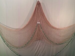 Carp net 2,5 m Nylon knotted 25 mm brown