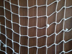 Hand-knitted nets – dekorative net, cotton 100/6 mm