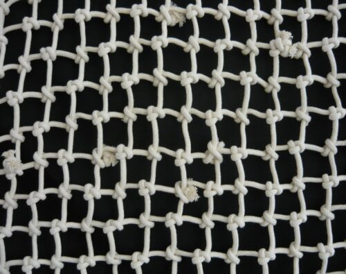Hand-knitted nets – dekorative net, cotton 60/8 mm - 1