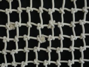Hand-knitted nets – dekorative net, cotton 60/8 mm - 1