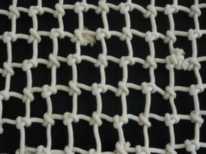 Hand-knitted nets – dekorative net, cotton 60/8 mm - 2