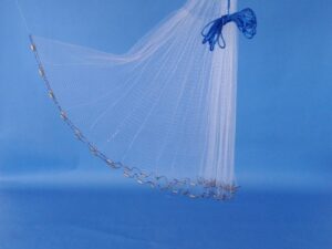 Throwing net for bait fish – Nylon monofilament