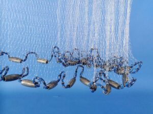 Throwing net for bait fish – Nylon monofilament - 3