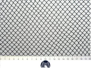 Net for floating cage hatcheries 2 x 2 x 2 m, Nylon 10/1,4 mm dark green – knotless