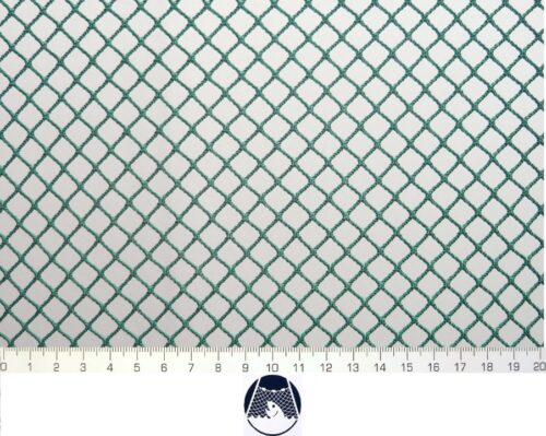 Machine-made netting Nylon knotless 10×10/ 1,8 mm green - 1