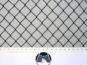 Machine-made netting Nylon knotless 20×20/ 1,4 mm black