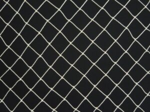 Machine-made netting Nylon knotted 25×25/ 1,4 mm white - 1