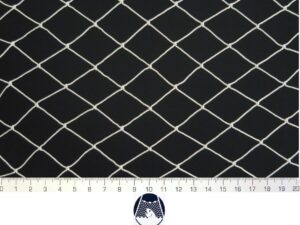 Machine-made netting Nylon knotted 30×30/ 1,4 mm white